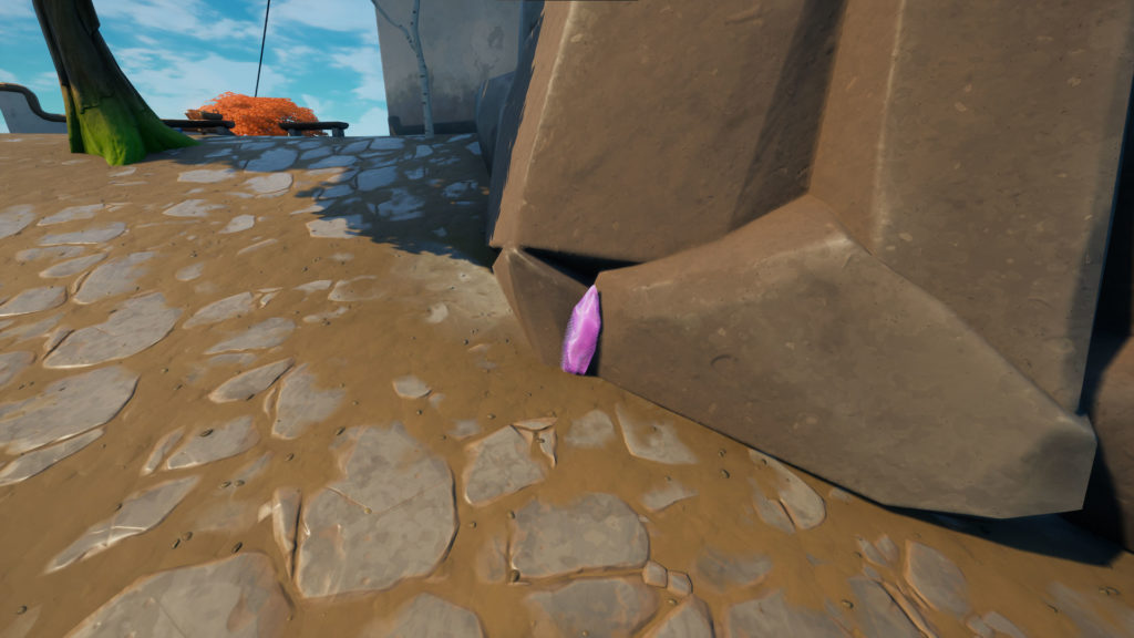Where to Don the Disguise and Strike Three Resonant Crystals in Fortnite - Crystal Location 1
