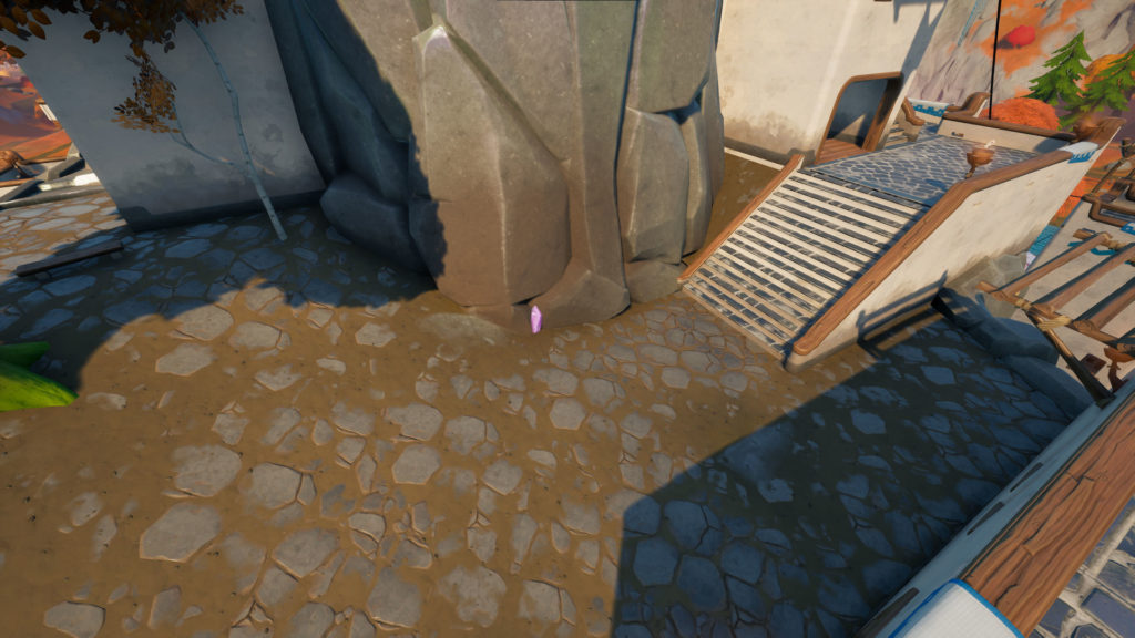 Where to Don the Disguise and Strike Three Resonant Crystals in Fortnite - Crystal Location 3