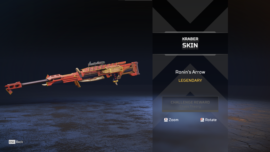Récompenses de suivi des prix de l'événement Apex Legends Chaos Theory Collection Lignea