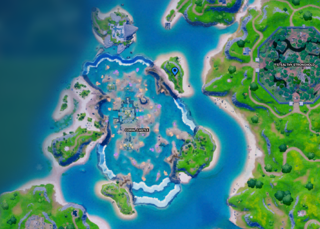 Where to Forage Bouncy Eggs in Fortnite - Coral Castle