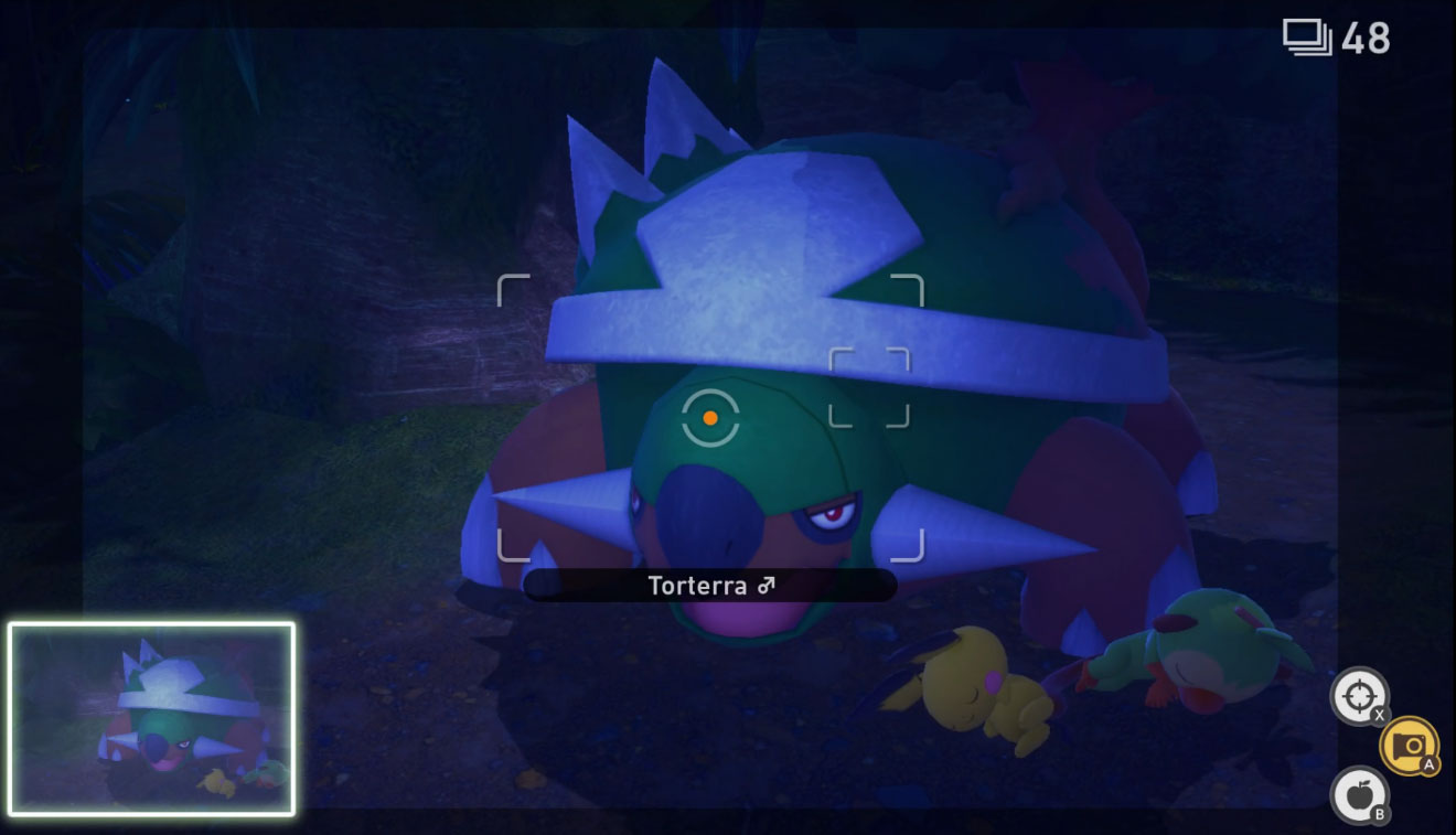 How to Complete A Terrific Yawn in New Pokemon Snap - Yawning Torterra