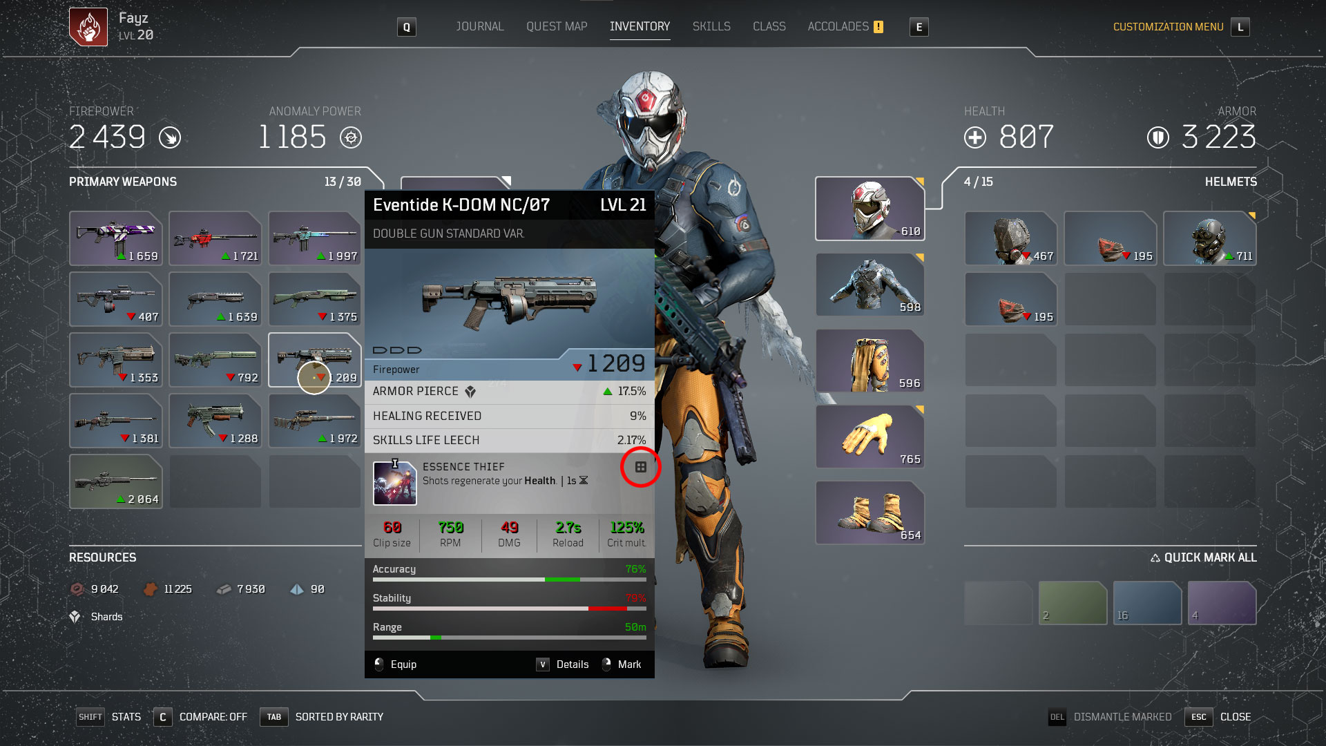 Mod Symbol Gear Outriders