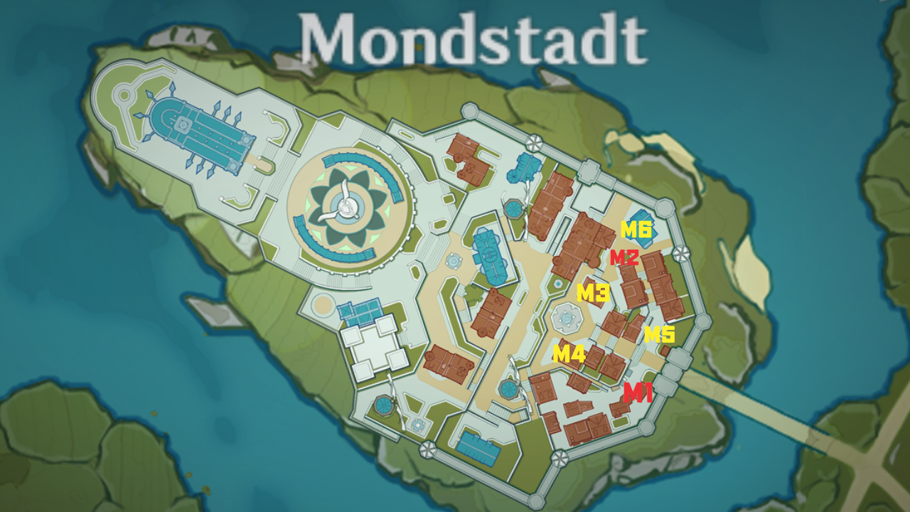 Genshin Impact Shops and Vendors: Mondstadt City