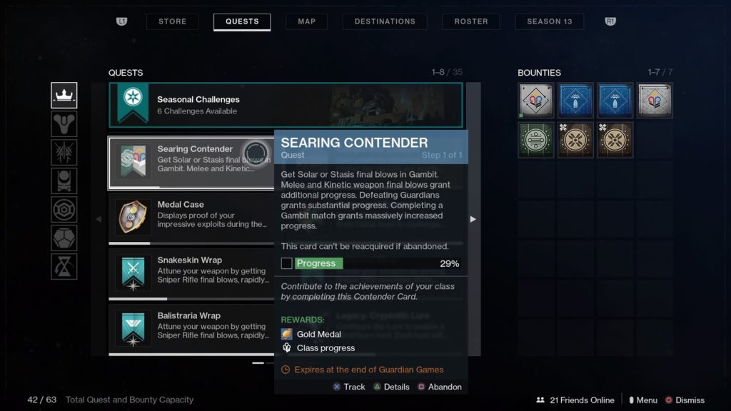 What Are Contender Cards in Destiny 2?
