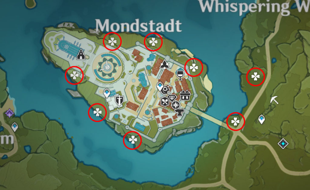 Genshin Impact: Where to find Sweet Flowers - Mondstadt