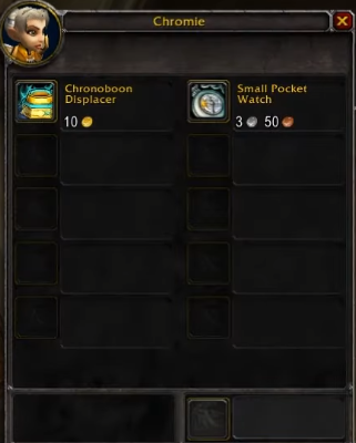 Where to get Chronoboon Displacer in WoW Classic