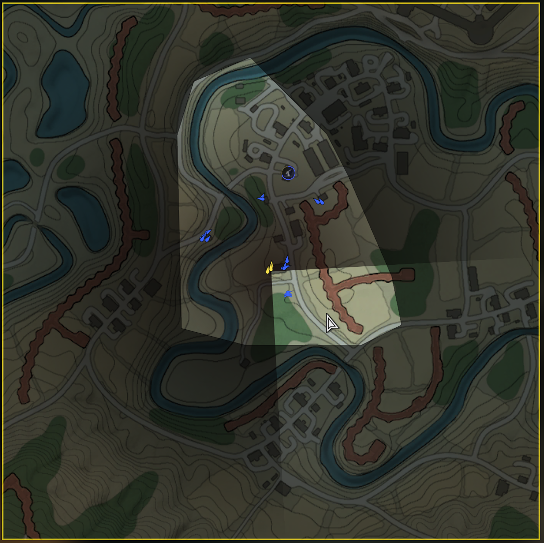 Enlisted Artillery Strike Map