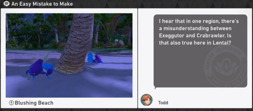 New Pokemon Snap Blushing Beach Night Requests - An Easy Mistake to Make