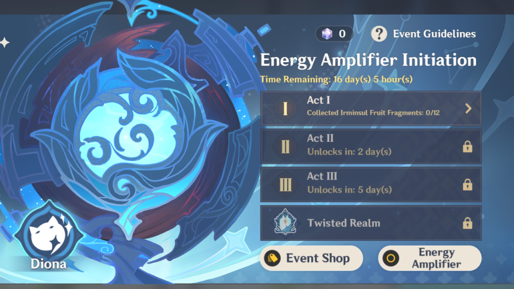 Genshin Impact: Energy Amplifier Initiation Event Guide