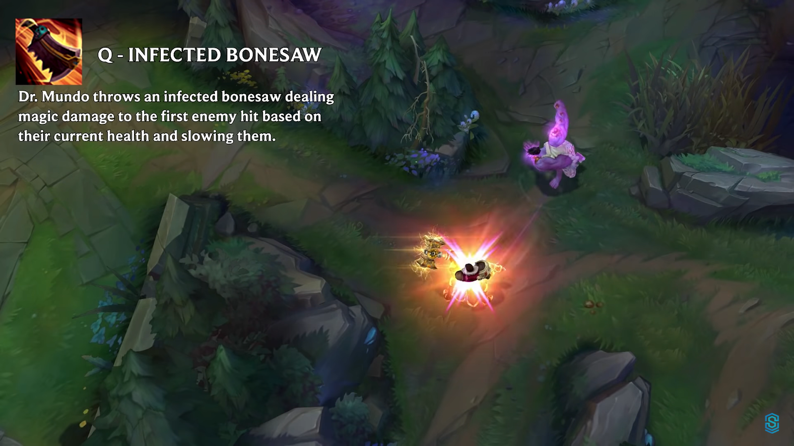 League of Legends Dr. Mundo Remake - Q