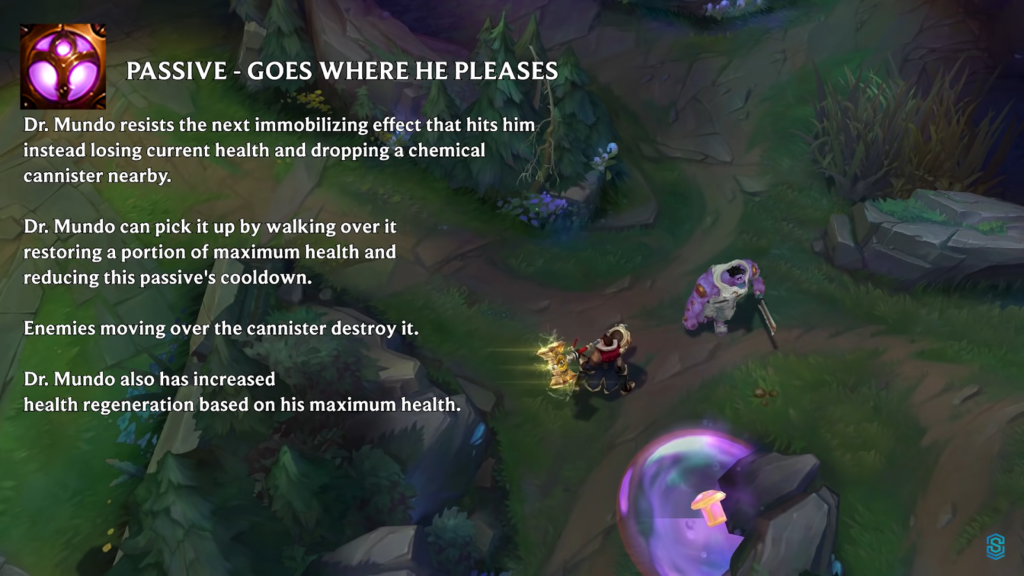 League of Legends Dr. Mundo Remake - Passive