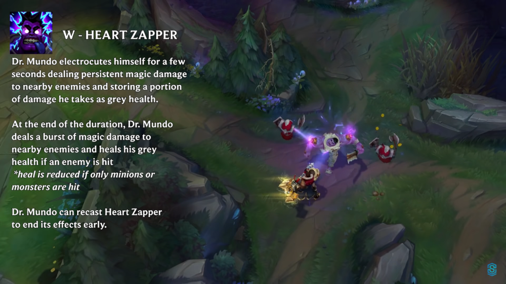 League of Legends Dr. Mundo Remake - W