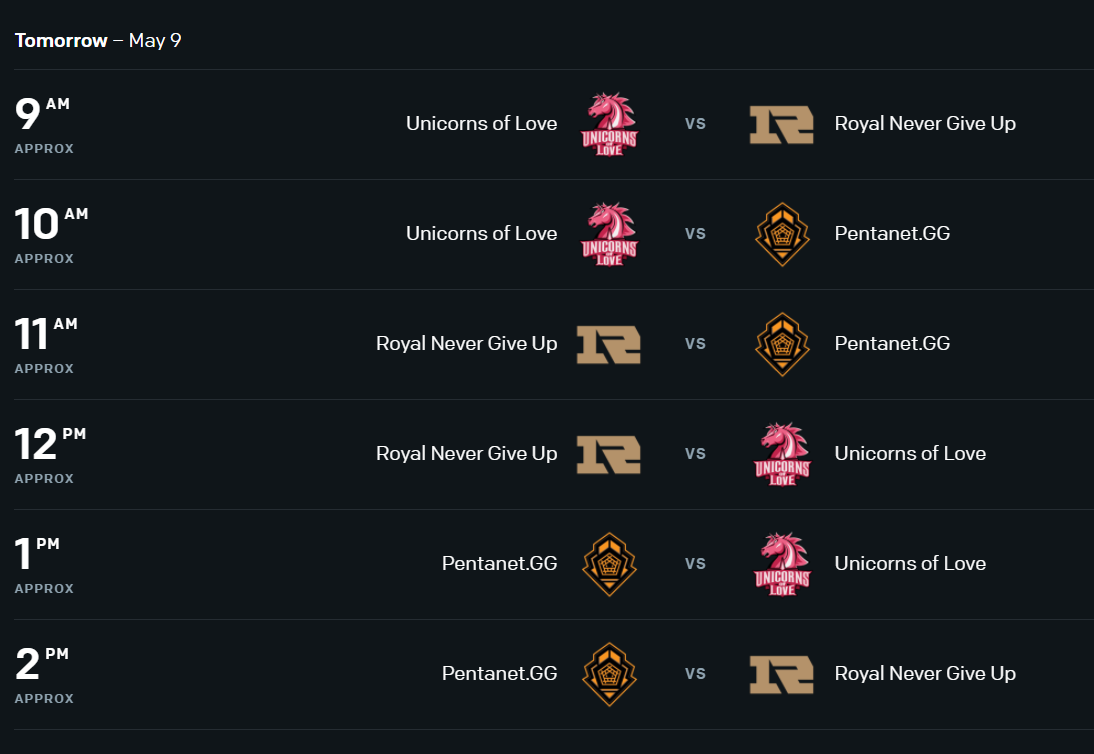 League of Legends Mid-Season Invitational Day 4 Schedule
