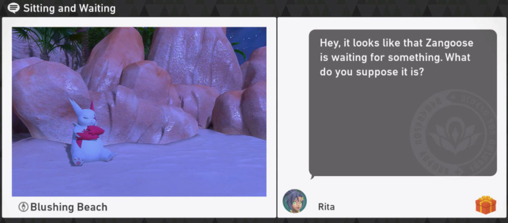 New Pokemon Snap Blushing Beach Night Requests - Sitting and Waiting
