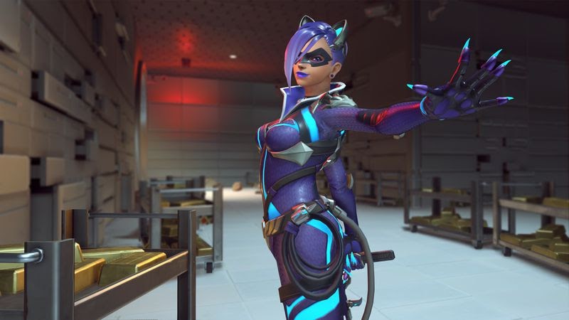 Overwatch Anniversary Event Skins - Black Cat Sombra