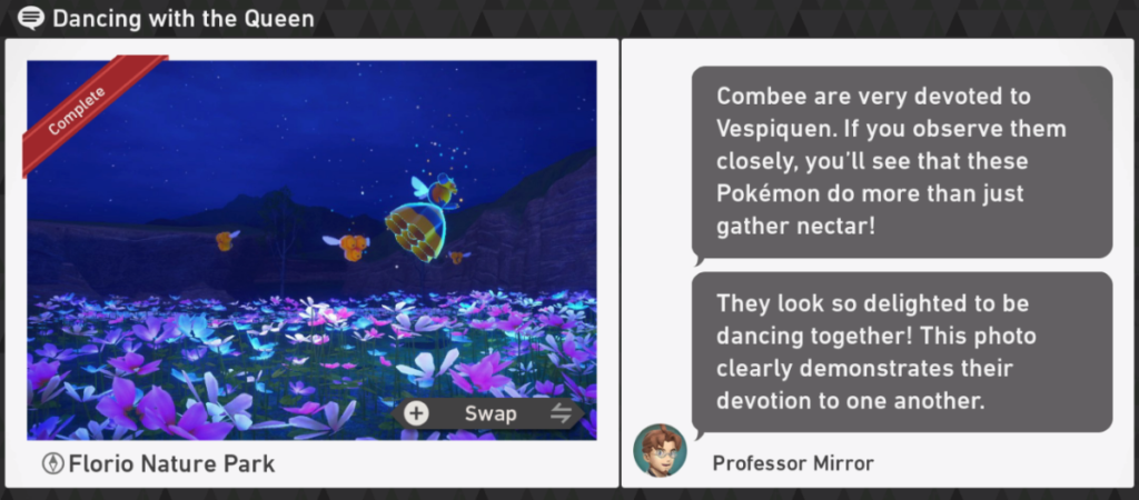 New Pokemon Snap - Florio Nature Park Night Request - Dancing with the Queen