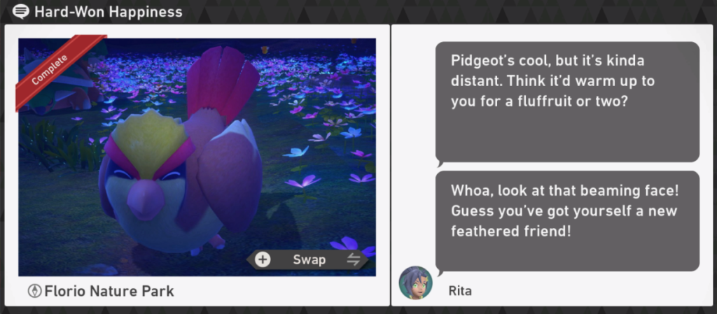 New Pokemon Snap - Florio Nature Park Night Request - Hard-Won Happiness