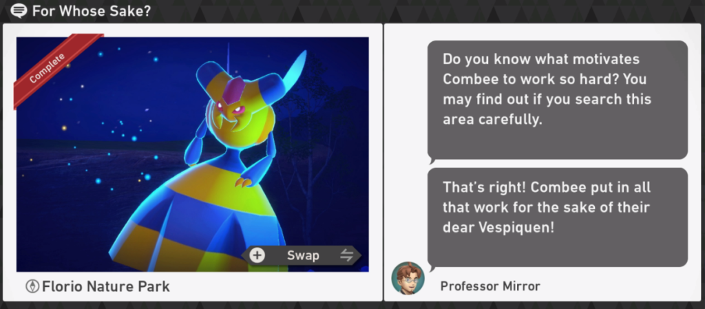 New Pokemon Snap - Florio Nature Park Night Request - For Whose Sake