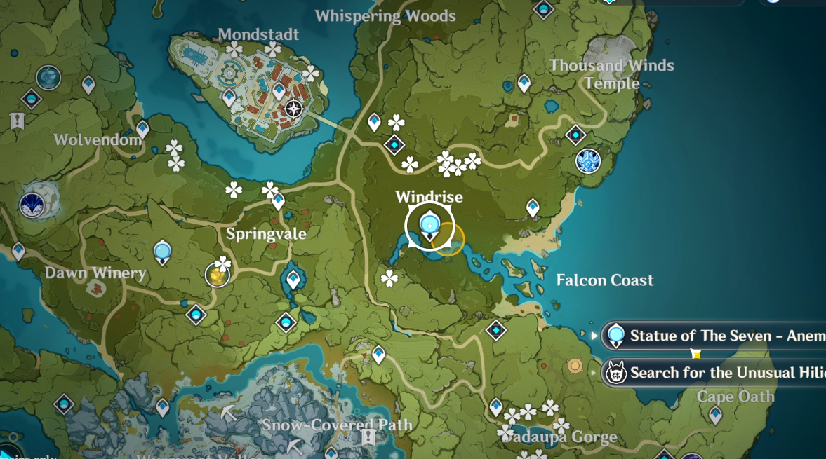 Genshin Impact Mimi Tomo Event Guide - Day 1 Unusual Hilichurl Location