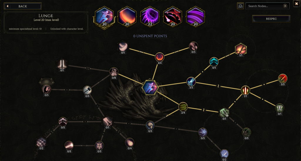 Last Epoch Doom Void Knight Skills: Lunge