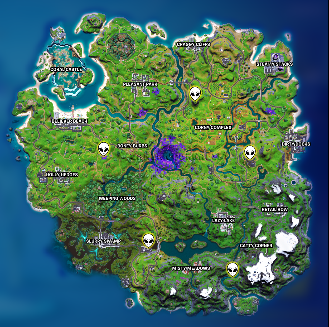 Fortnite Alien Artifacts Week 8