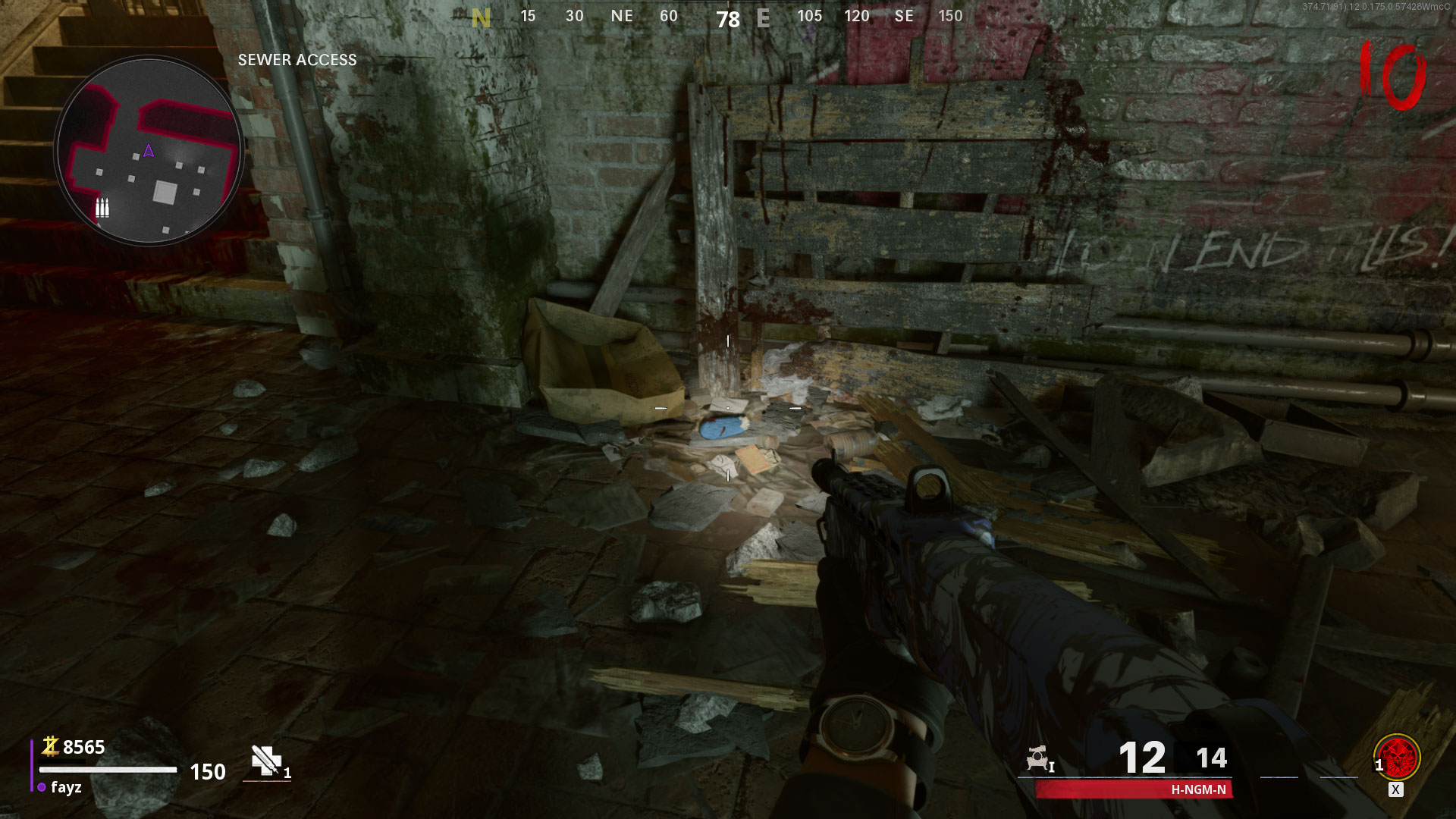 Mauer der Toten Disco Bunny Easter Egg Guide - Bunny Part #1: Sewer Access