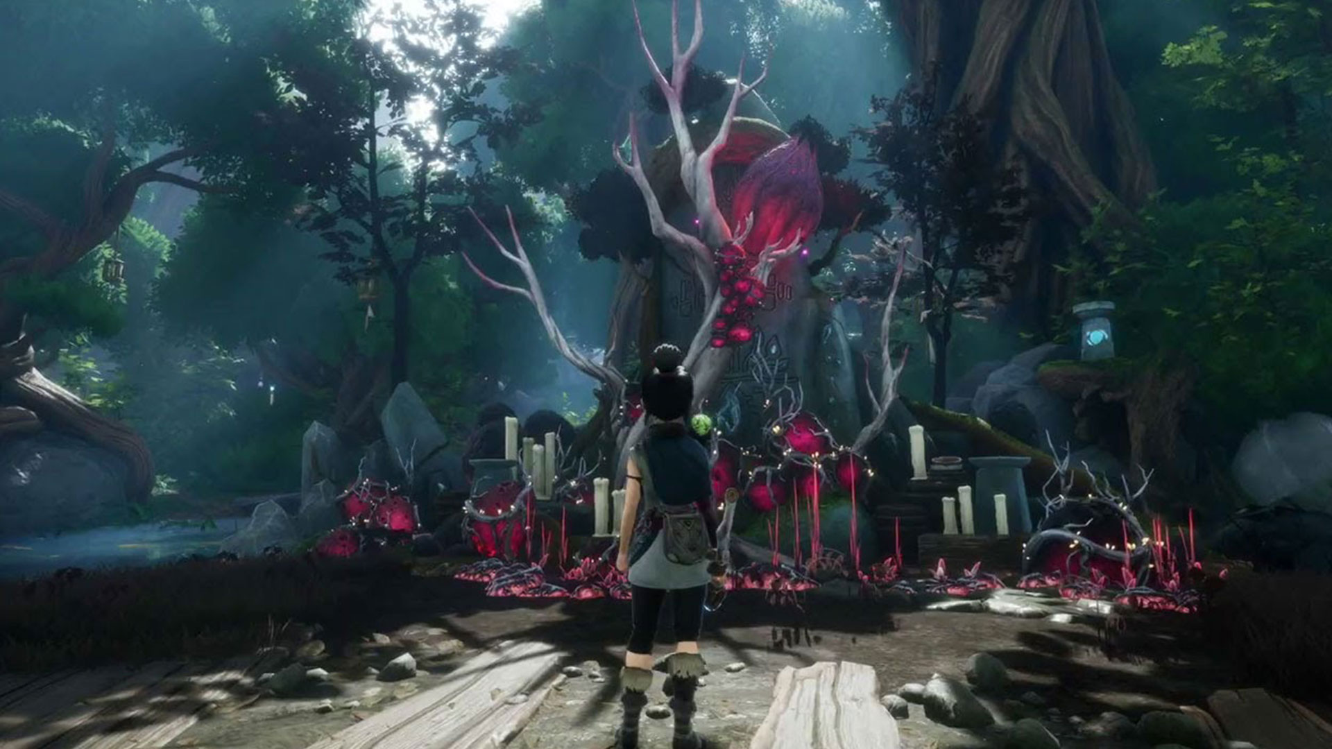 How to Restore the Fishing Shrine in Kena Bridge of Spirits