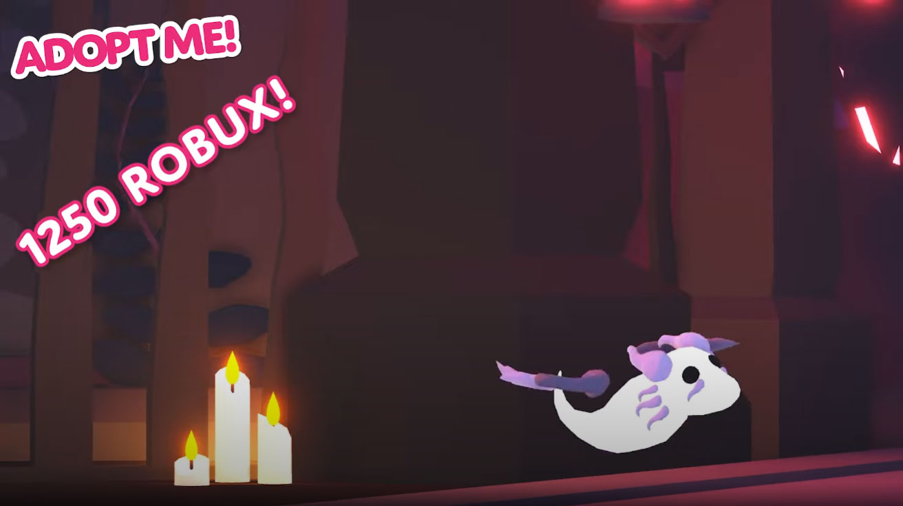 Adopt Me Halloween Pets - Ghost Dragon