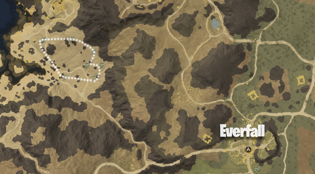 Everfall Herb Farming Route