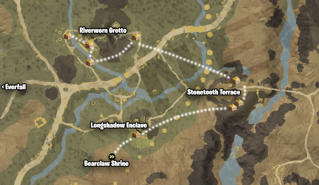 New World Everfall Salt Route Map 1