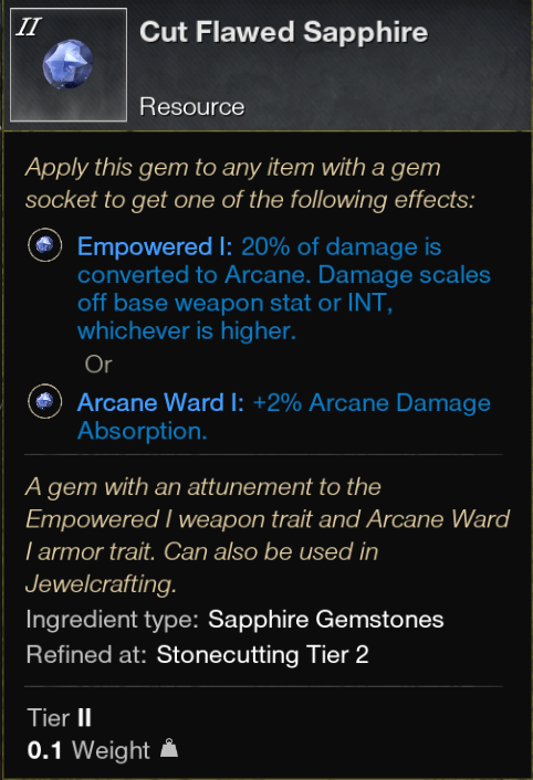New World Sapphire Gem