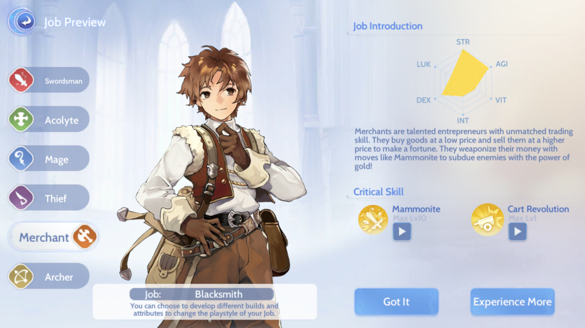 Merchant - Blacksmith