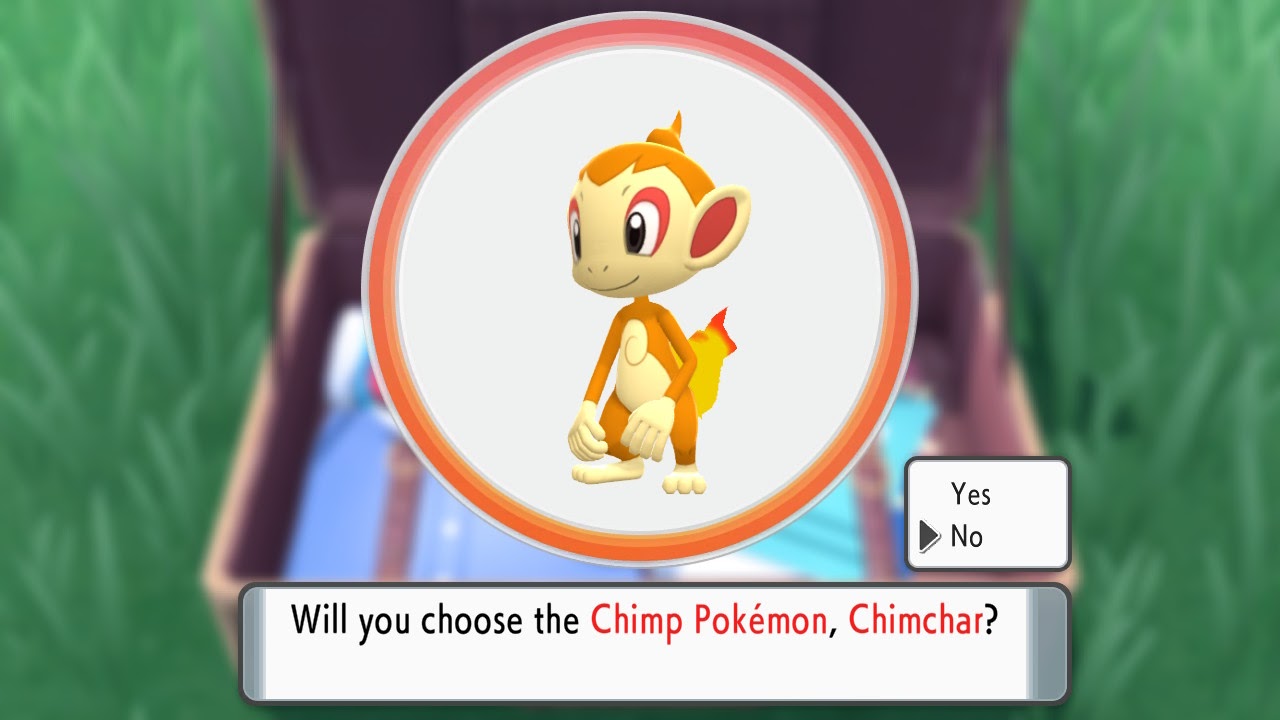 Pokemon Brilliant Diamond Shining Pearl Starter - Chimchar