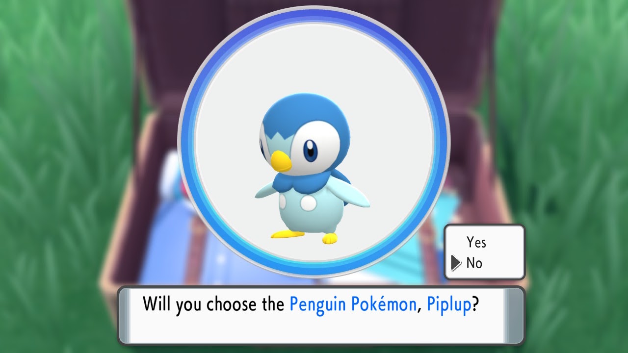Pokemon Brilliant Diamond Shining Pearl Starter - Piplup