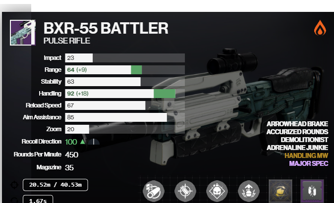 Best BXR 55 Battler God Rolls en Destiny 2 5 Best BXR 55 Battler God Rolls en Destiny 2