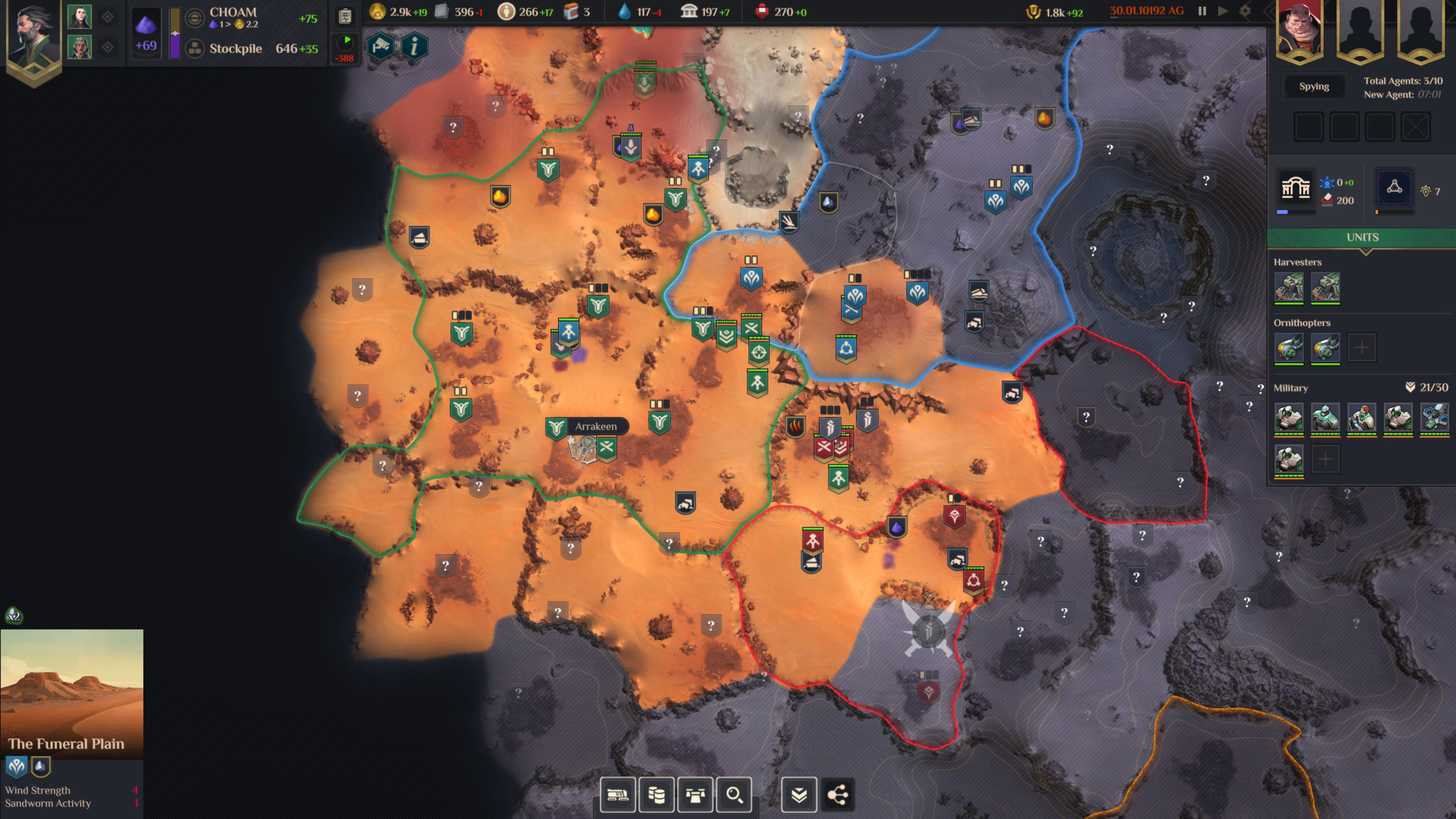 Dune Spice Wars Map