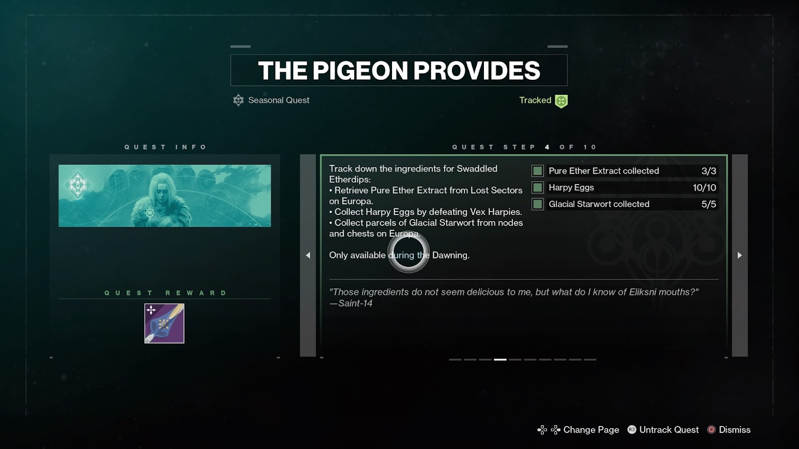 How to Complete The Pigeon Provides in Destiny 2