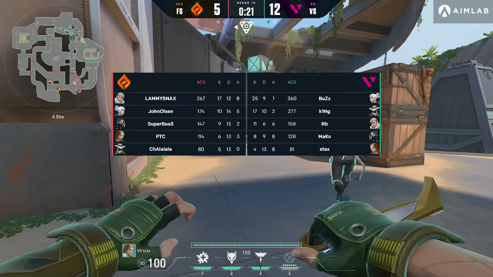 Valorant Champions Berlin Vision Strikes v Full Sense