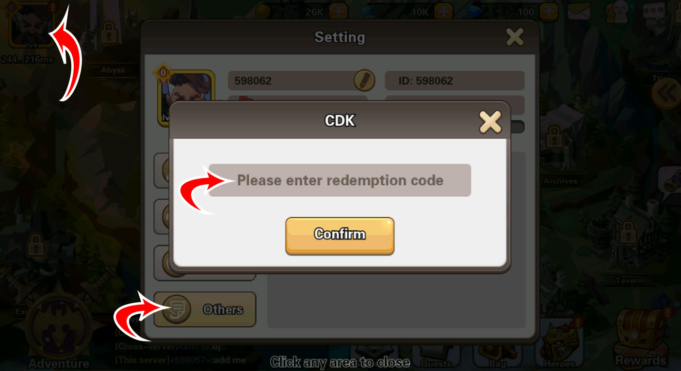 Immortal Summoners Codes redeem