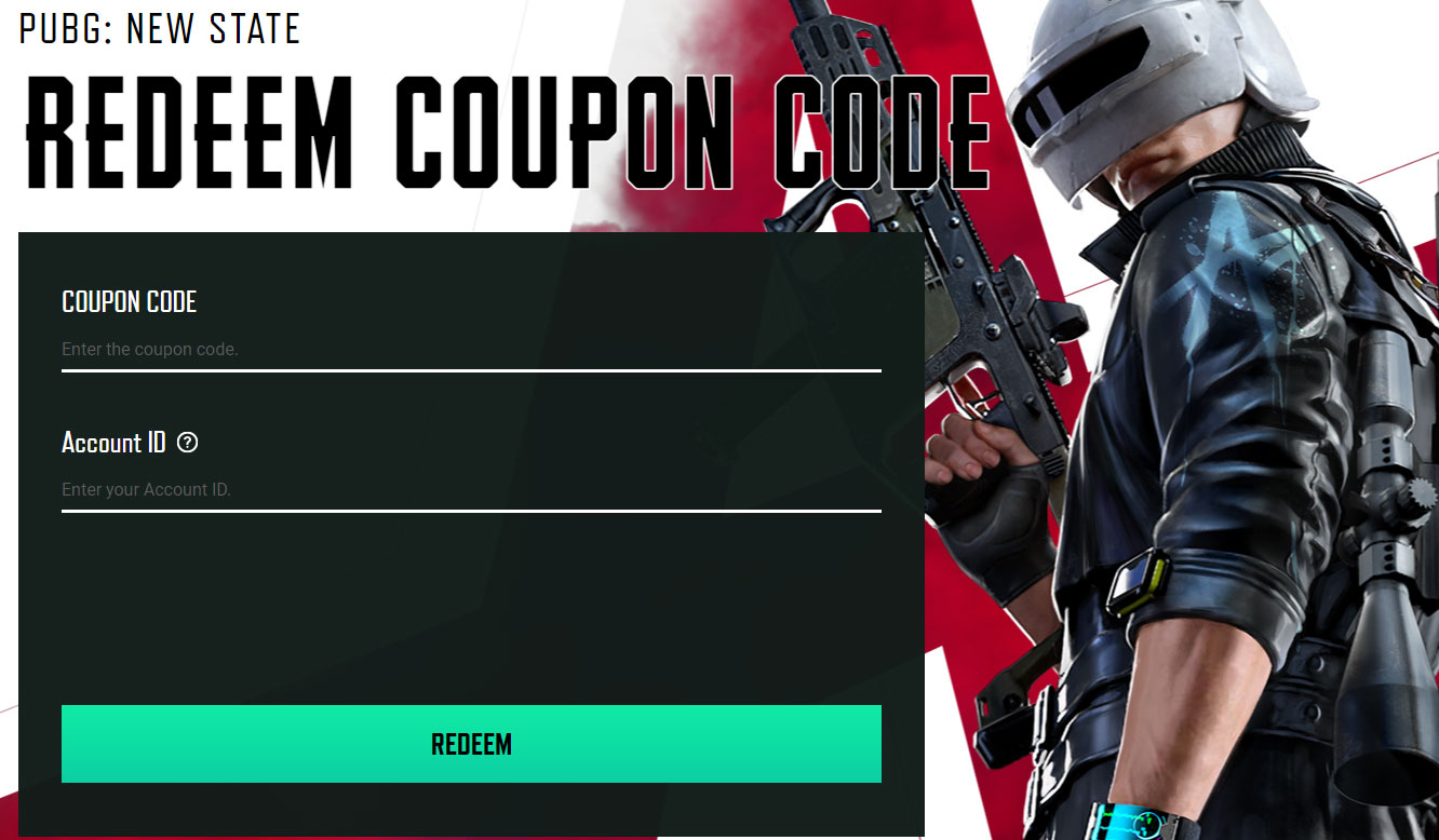 PUBG New State Codes Redeem