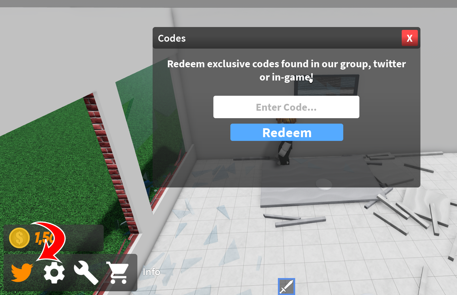 Rage Room Utiliser des codes
