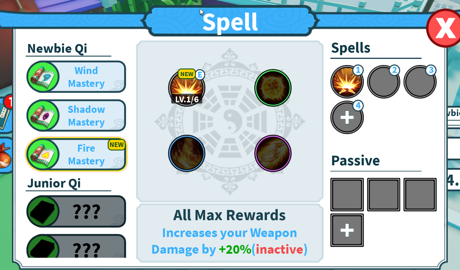 Spells Weapon Fighting Simulator