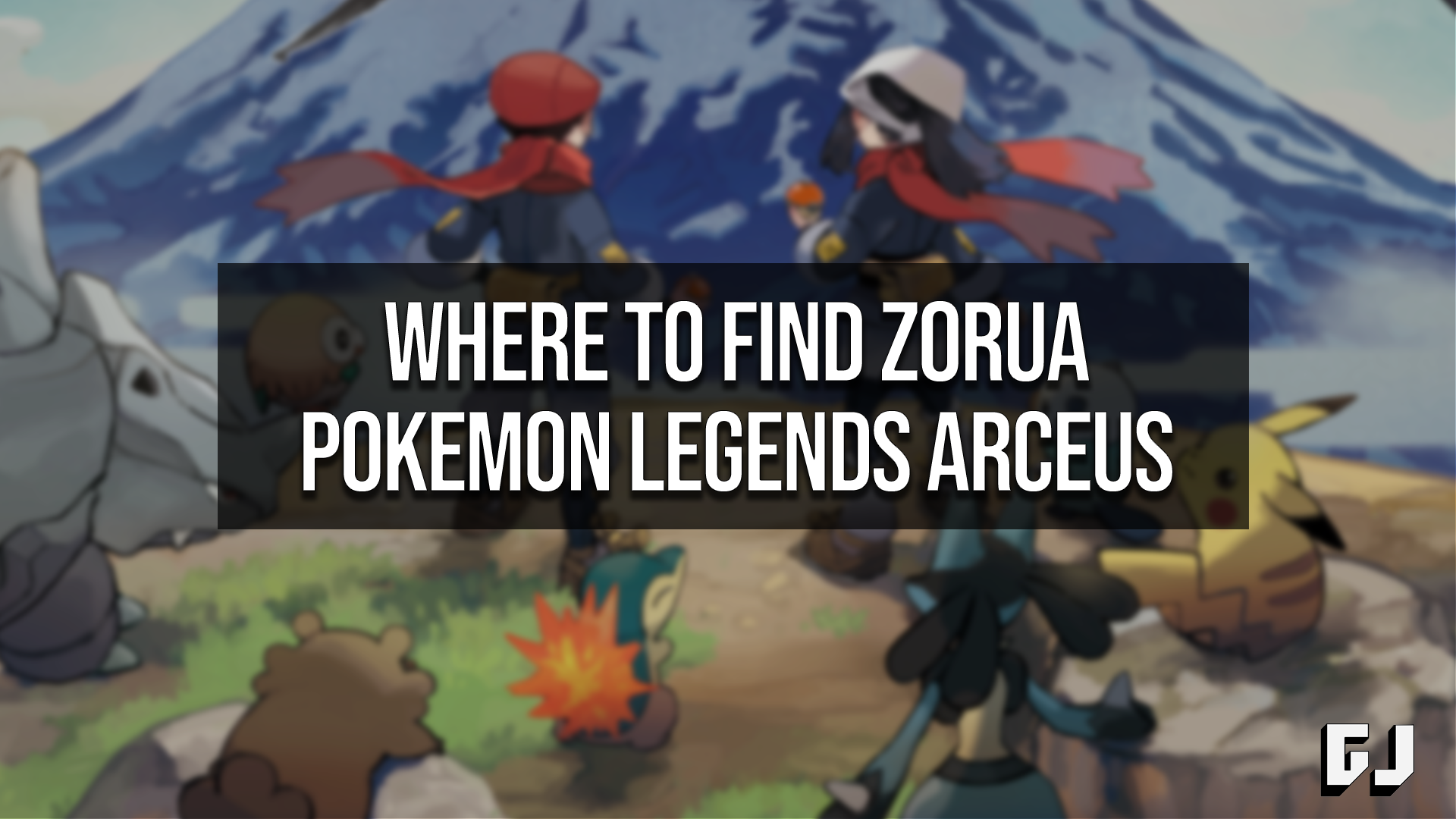Where to Find Zorua in Pokemon Legends Arceus - Gamer Journalist
