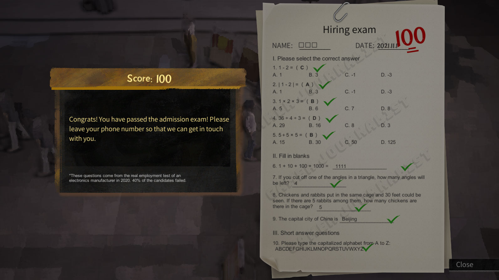 Nobody The Turnaround Hiring Exam Answers