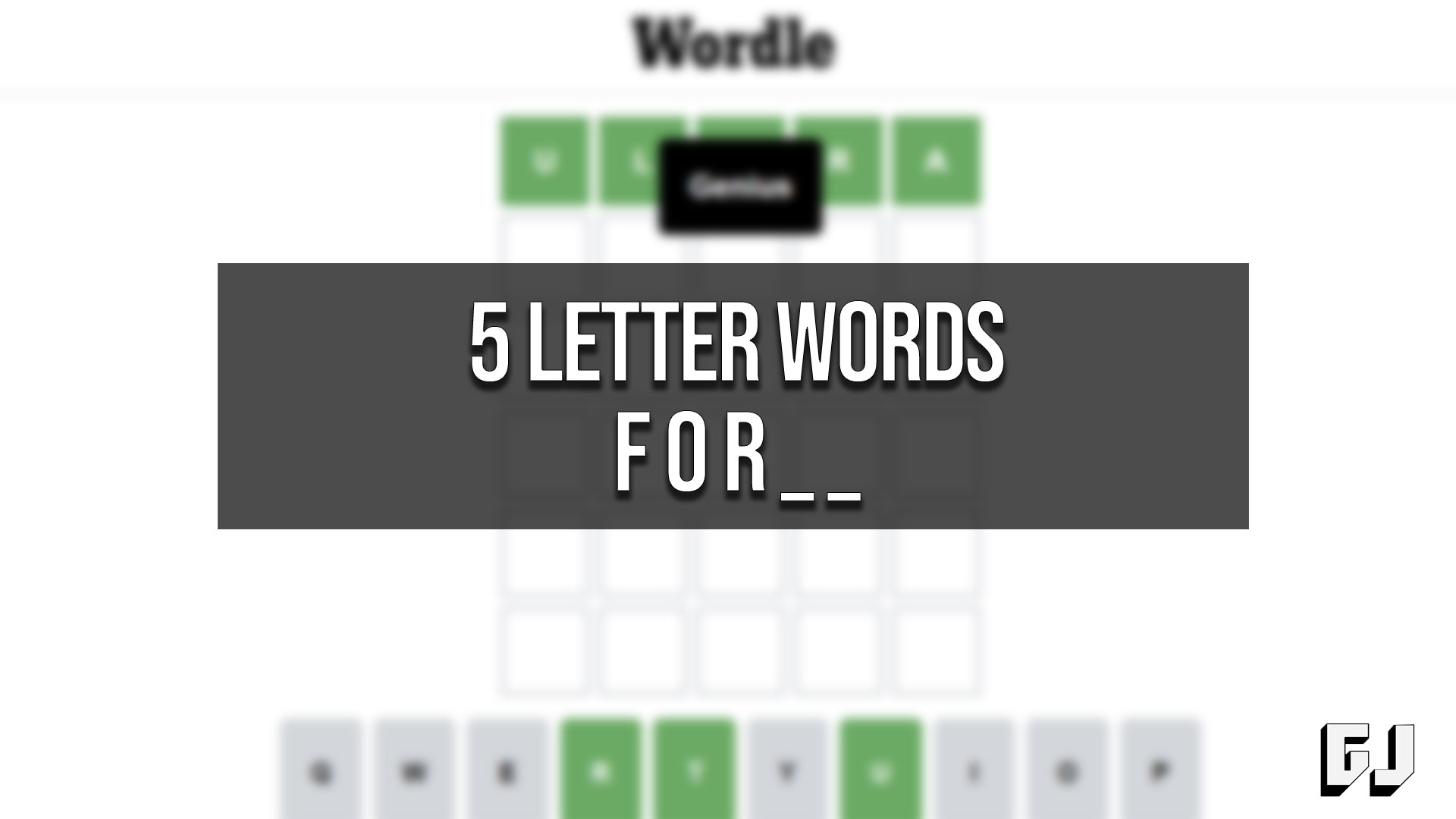 5 Letter Words Starting With S