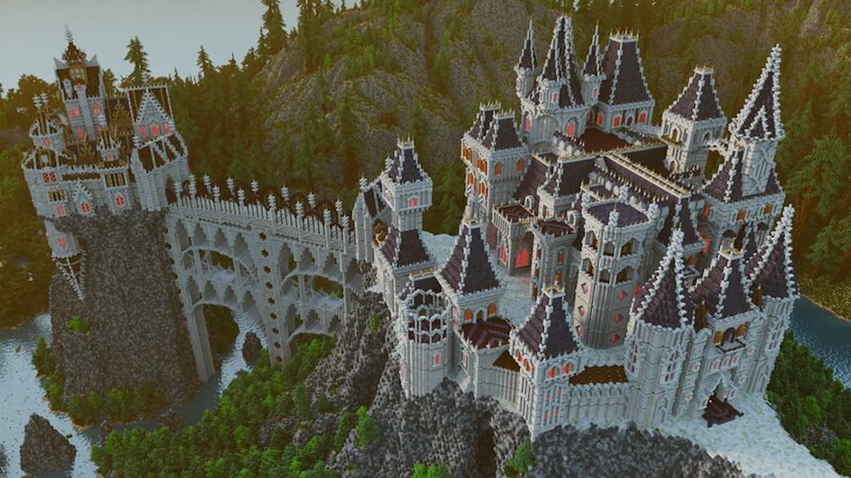 Best 5 Minecraft Castle Ideas & Designs Dracula castle screenshot Minecraft