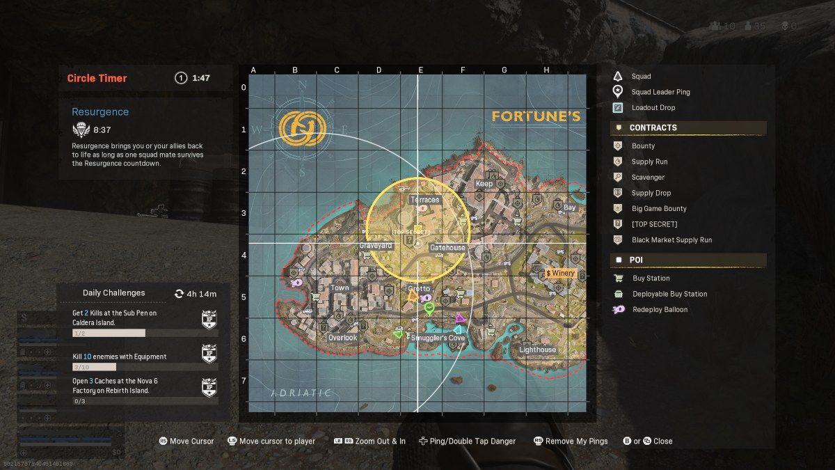 Black Market Supply Run Map Indicator
