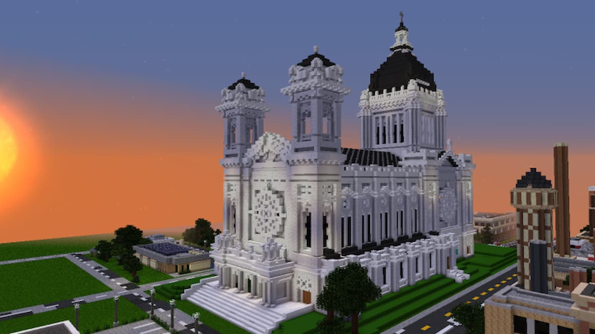Here Are the Top 5 Minecraft Church Ideas Minecraft Basilica screenshot
