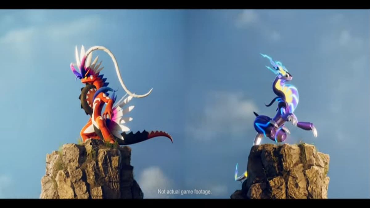 Scarlet and Violet Pokémon Legendaries