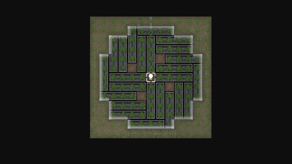 The Best Hydroponics Layout in Rimworld Hydroponics Layout RimWorld
